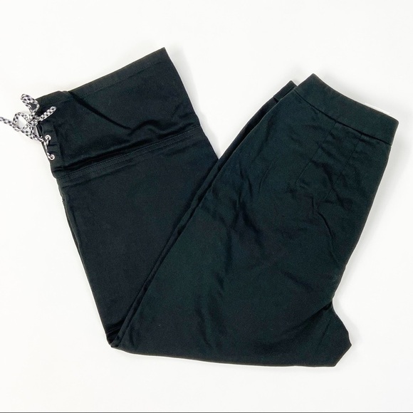 TALBOTS Petites Stretch Black Ankle Cropped Black Career Trouser Pants - Picture 11 of 11